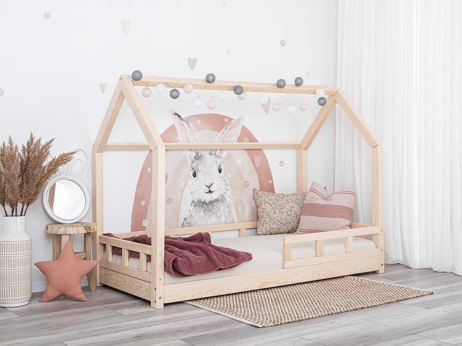 Luna Holzhausbetten für Kinder