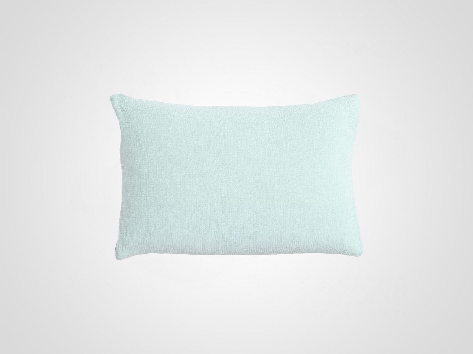 Musselin Buchstabe Kissen - Mint