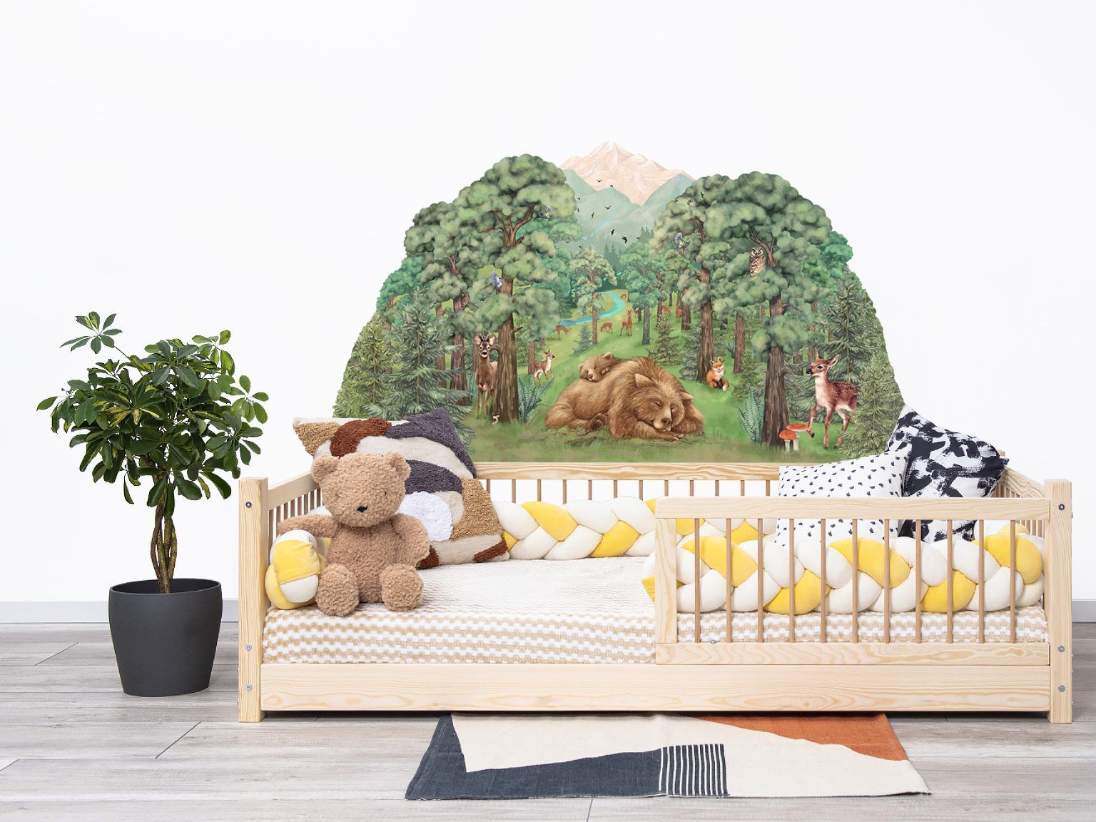 Wandaufkleber Wiesenwald