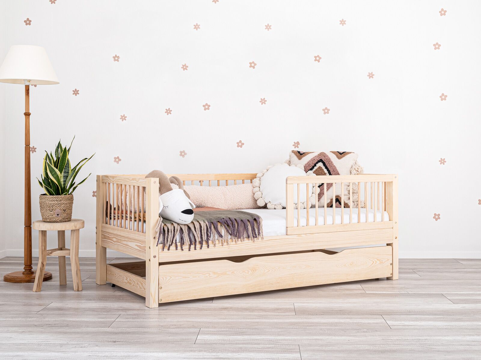 Kinderbett mit Schublade Moon